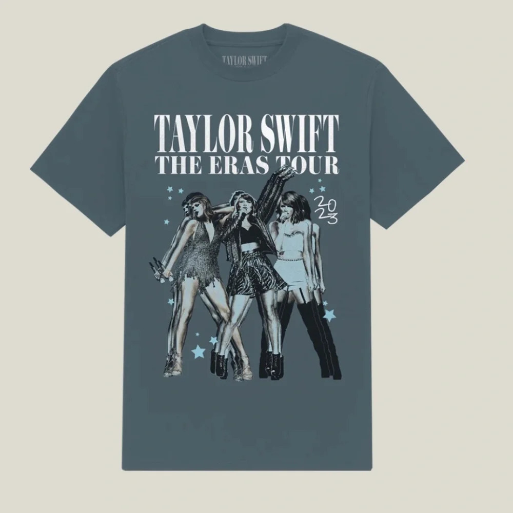 TAYLOR SWIFT | THE ERAS TOUR 1989 ALBUM T-SHIRT - SIZE MEDIUM - 2 AVAILABLE